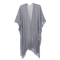 Sparkle Metallic Evening Shawls for Women formal Party Dresses Beach Travel Cardigan Shawl Wrap for Swimsuit - color: T-dark Grey