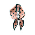 Hair Head Neck Bag Long Scarf Versatile Wrap for Women Soft & Lightweight for Everyday Chic - color: 10 Pink Polka Dot 3.7 X 38 Inch