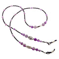 Damanse Beaded Glasses Chain,Eyeglass & Sunglass Strap For Women Stylish - color: Tree of Life Amethyst