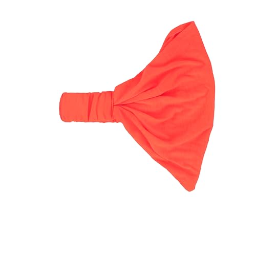 Motique Accessories Wide Cotton Head Band Solid Boho Yoga Style Soft Hairband for Women (Coral) - color: Coral