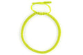Dowling Brothers One Tibetan Monk Lucky Minimal Rope Buddhist Handmade Knot Bracelet - color: LIME GREEN