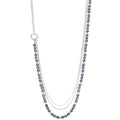BULINLIN Layered Long Necklaces for Women Long Beaded Chain Necklace CostumeJewelry Mothers Day Gifts for Mom - color: 96-Blue