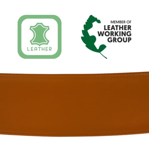 FASHIONGEN - Woman Italian leather Obi belt, CASSIANE - color: Camel, size: Small-Medium