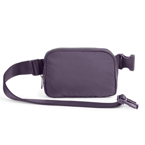 ODODOS Unisex Mini Belt Bag with Adjustable Strap Small Fanny Pack for Workout Running Traveling Hiking, Navy Cosmos - color: Navy Cosmos