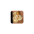 Chunky Large Gold Flower Stud Earring for Women Statement, Boho Big Red Irregular Floral Pearl Earrings Trendy Y2K Prom Party Jewelry Accessories Gift - color: Gold
