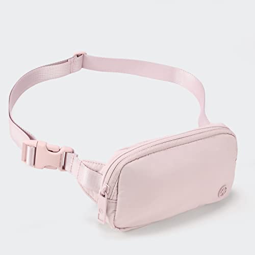 Pander Mini Belt Bag – Ultra Compact, Fits 6.7” Phone, Lipstick, Earbuds, Essentials, Small Crossbody Waist Purse, Pink - color: Pink