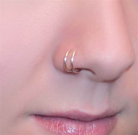 Briana Williams Fake Lip Piercing Fake Lip Ring Fake Nose Ring Fake Nose Piercing Faux Lip Rings Fake Snake Bite Piercing Clip on Non Piercing Double Cartilage Helix Earrings Ear Cuff for Women Men - color: D -8pairs silver & black