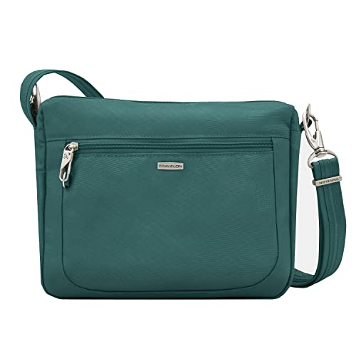 Travelon Anti-Theft Classic Small East/West Crossbody - color: Blossom Floral