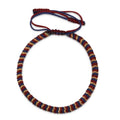 Dowling Brothers One Tibetan Monk Lucky Minimal Rope Buddhist Handmade Knot Bracelet - color: DARK MIX