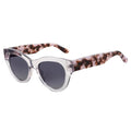 ZENOTTIC Polarized Sunglasses Women Round: Trendy Sun Glasses for Ladies - Retro Classic Shades UV400 Protection - color: C03 Crystal Grey Frame Grey Lens