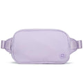 Pander Mini Belt Bag – Ultra Compact, Fits 6.7” Phone, Lipstick, Earbuds, Essentials, Small Crossbody Waist Purse, Lilac Purple - color: Lilac Purple