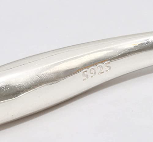 925 Sterling Silver Bracelets Open Adjustable Bangle Bracelet Teardrop Water Drop Cuff Bangles for Women - color: Pattern 1