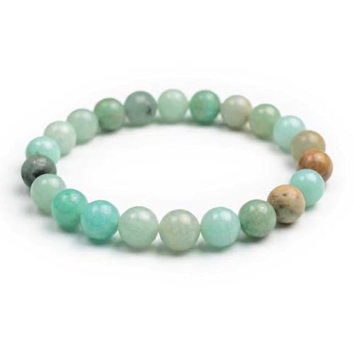 Crystal Bracelets, Bracelet for Women, Nature Crystal Stretch Elastic Bracelet, Nature Gemstone-8mm, Healing Stone Bracelets, Jewelry Gifts for Women, Holiday - color: Turquoise