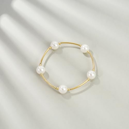 Elegance 11 designs 10mm Crystal White Pearl Blessing Bracelet - style: style-1pcs