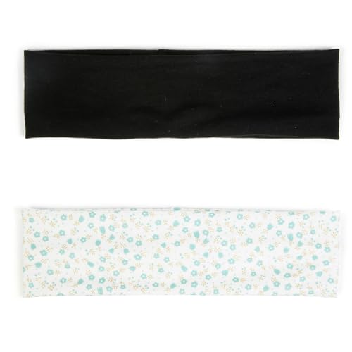 TERSE Boho Headbands for Women Short Hair Floral Headbands Non Slip Elastic Sweat Hairbands Soft Fabric Hair Bands Workout Yoga Running Sport Thin Wrap for Girls - color: Headbands Color- Summer Floral Set