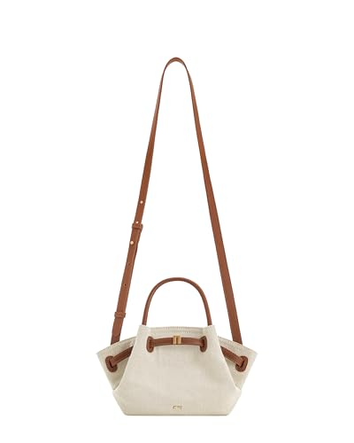 JW PEI Women's Hana Mini Tote Bag - color: Brown Canvas