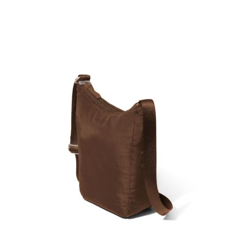 Baggallini Swift Mini Crossbody Bag for Women - 4.5x7 Small Travel Purse with Crossbody Strap and RFID - color: B-lite Walnut