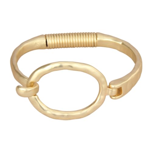Gold Cuff Bracelet for Women Silver Beaded Bracelets Open Bangle Stackable Stretch Bead Bracelet Boho Jewelry Gifts for Wife Couple - style: Chunky Gold Bangles