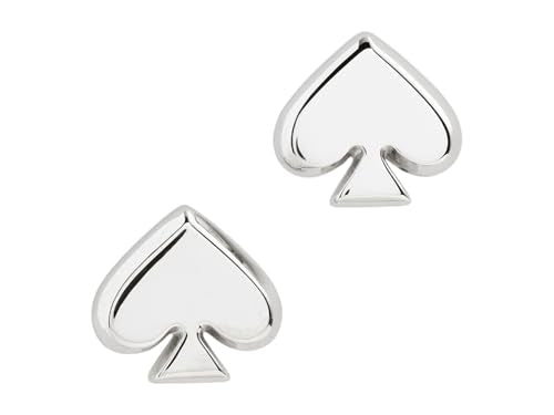 kate spade new york Everyday Spade Studs - color: Silver Enamel