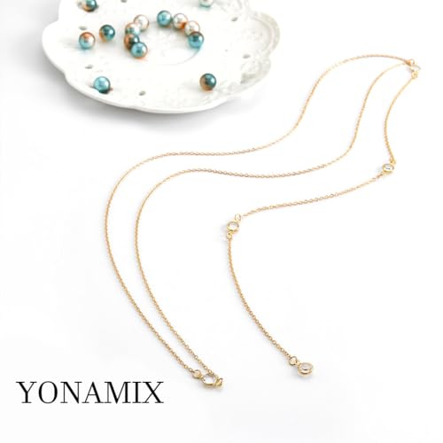 YONAMIX Back Chain for Backless Dress Body Jewelry for Women | Long Back Necklace Body Chains Accessories - color: B Gold