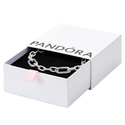 PANDORA ME Link Chain Bracelet - Bracelet for Women - Compatible with ME Charms - Features 2 Connectors - Gift for Her - Sterling Silver - With Gift Box