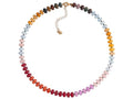 Sacina Trendy Boho Colorful Beaded Crystal Choker, Y2k Summer Beach Necklace, Boho Necklace, Hippie Jewelry, Christmas Jewelry Gift for Women - color: C