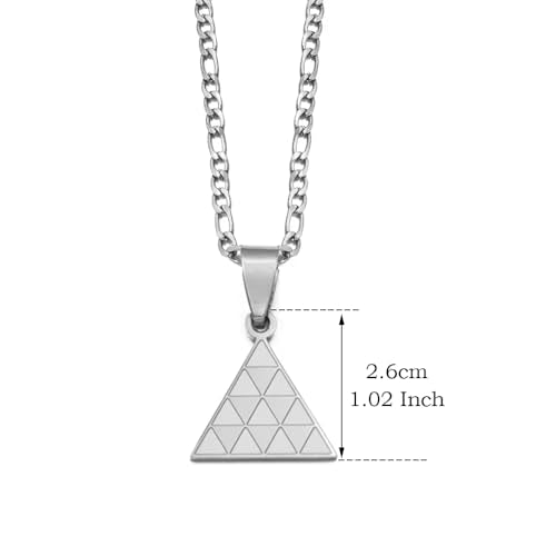 Pintadera Canaria Spain Traditional Ethnic Symbols Pendant Necklaces For Woman Jewelry - color: Silver Color 6