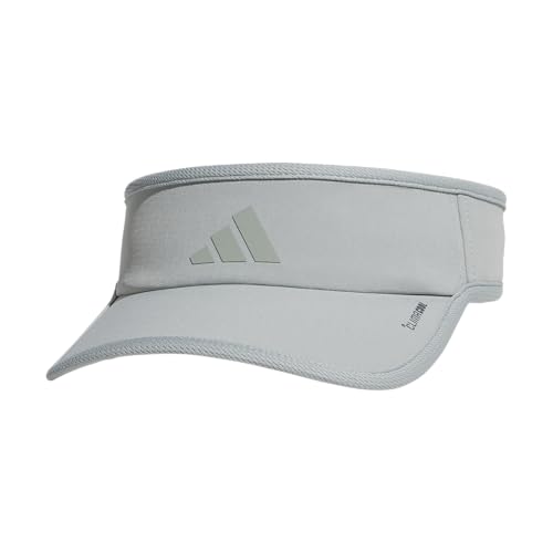 adidas Women's Superlite Visor – Lightweight Moisture-Wicking Running Tennis Hat - color: Wonder Sage Green/3