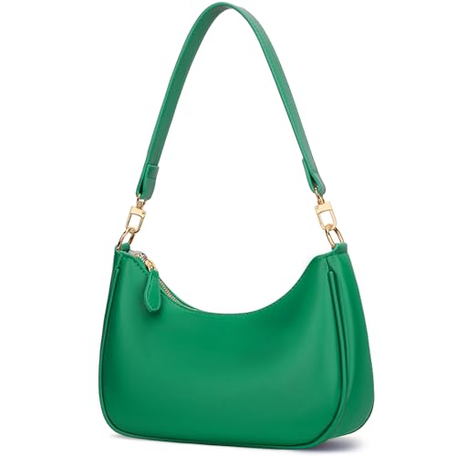 KKXIU Shoulder Bag for Women Cute Hobo Purses and Handbags Retro Clutch Underarm Purse | Cute - color: Green