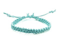 Hemp Bracelet Adjustable - color: Light Blue