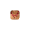 Red Beaded Necklace for Women Choker Gold Toggle Clasp Layered Stack Dainty Statement Western Boho Trendy Summer Vacation Necklaces Birthday Jewelry Gifts - color: C1:Red Beaded Necklace