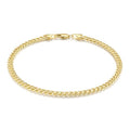 14K Gold Ankle Bracelets for Women 14K Gold Anklets for Women Anklet Bracelets for Womens Refined and Modern Look Womens Cuban Link Anklet 9/10/11 inches - size: 10