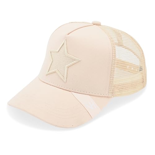 VINTAGE HAVANA Trucker Hats Women | Mesh Adjustable Snapback Hat | Men & Women Cute Trendy Fashion Baseball Cap - color: Bone