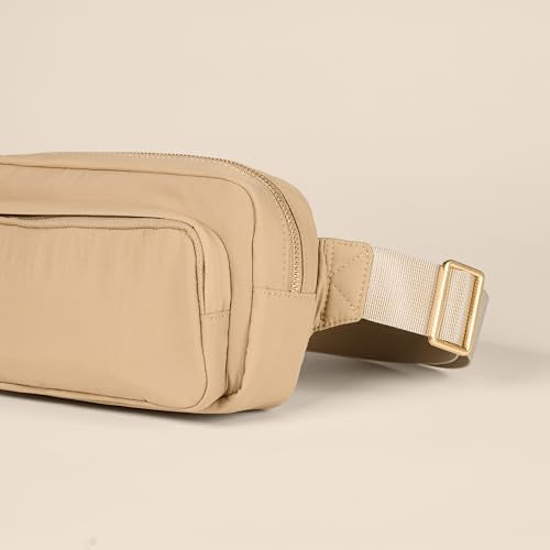 Amazon Essentials Women's Nylon Bum Bag Belt Bag - color: Khaki