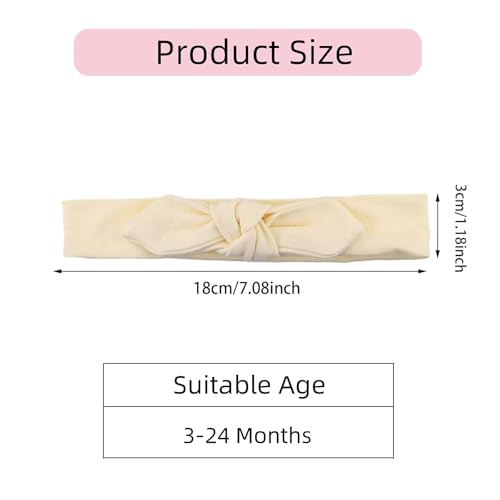 Baby Headbands Soft Stretchy Baby Girl Bows Newborn Infant Toddler Headwrap Hair Accessories - color: Red