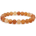 ANAYA AGATE Healing Crystal Bracelet for Women and Men – 8mm Round Beaded Bracelet for Men and Women – Unisex Stretchy Gemstone Bracelet for Healing and Protection - color: Carnelian