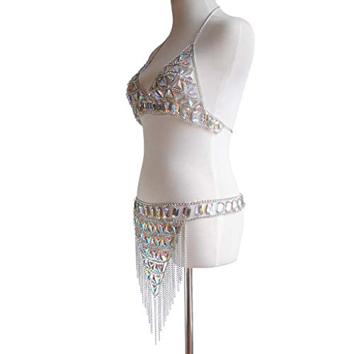 Women's Sexy Suit Body Chain - color: Silvery Color Body Chain Suit-099-2