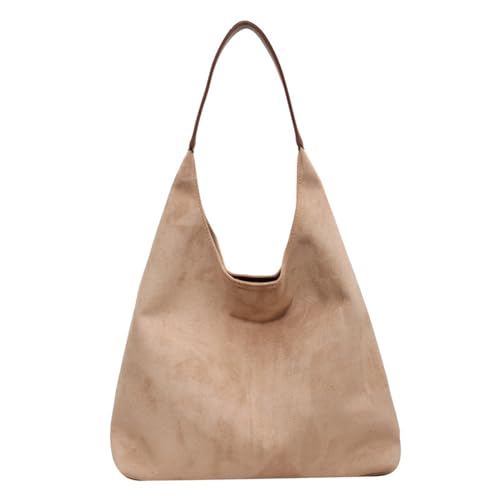 Straw Hobo Bag for Women 2026 Boho Woven Beach Purse Large Summer Straw Tote with Lining Black Raffia Shoulder Bag | straw material - color: Suede Hobo-beige