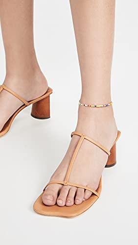 XIJIN 8Pcs Handmade Beaded Anklets for Women Boho Colorful Beads Ankle Bracelets Adjustable Foot Anklet Set - color: Multi color