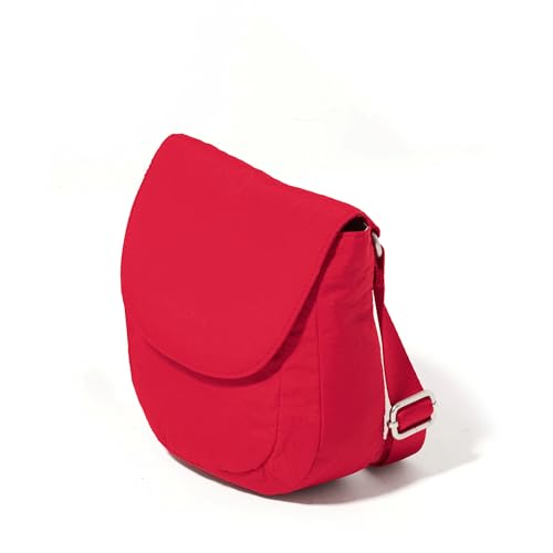 Baggallini Swift Flap Mini Crossbody - color: B- Lite Scarlet Red