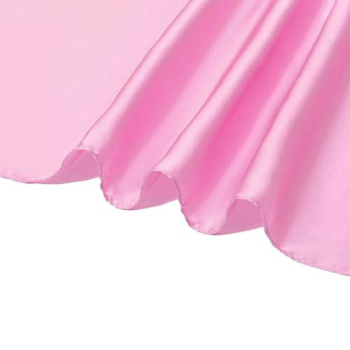 RIIQIICHY 35 Inch Head Scarf for Women Hair Scarf Like Silk Scarf Square Scarf Bandanas for Women - color: Light Pink