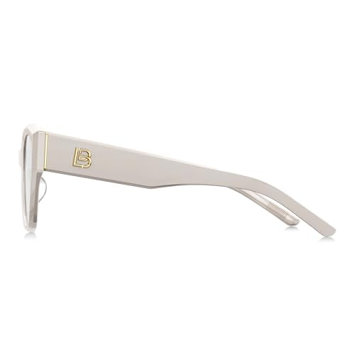 BOLON Women Trendy Cat Eye Polarized Sunglasses, Exclusive Eyewear Brand of EssilorLuxottica - color: Nude Beige/Grey Polarized Small