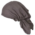 CHARM Pirate Bandana Head Scarf - Balding Hair Cap Headwrap Hat Chemo - color: Brown