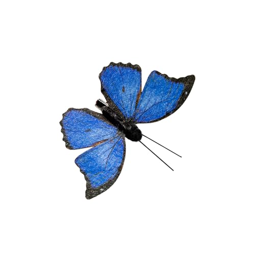 Berfutall-Artificial 3D Butterfly Party Decorations Set of 12 with Clip 12 Color Ornaments for Christmas Tree (12Color I) - color: 12color I