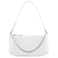 Loiral Small Purse for Women, Retro Classic Tote HandBag Shoulder Bags Clutch Purse - color: 1 White(mooth)