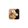 Statement Chunky Gold Large Silver Earrings for Women Trendy, Big Irregular Geometric Dainty Liquid Metal Stud Earrings Simple Prom Party Jewelry Gift - color: Gold -Large