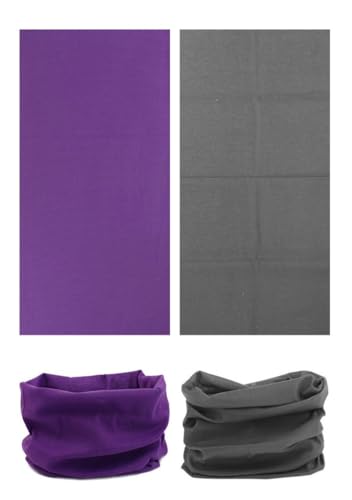 Head Wrap Headwear Headband Bandana Face Mask magic scarf for men & women - color: 6pcs. Solid Color 5