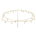 Belly Chain Waist Chains for Women, Sexy Body Chains Boho Layered Beach Waist Chain Adjustable Bikini Body Jewelry Waist Jewelry for Women Back Jewelries for Backless Dress