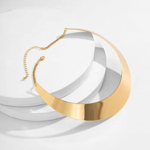 choice of all Chunky Gold Necklace Statement Necklace for Women Punk Chain Thick Gold Choker Jewelry Trendy Birthday Gifts - color: E:chunky necklace