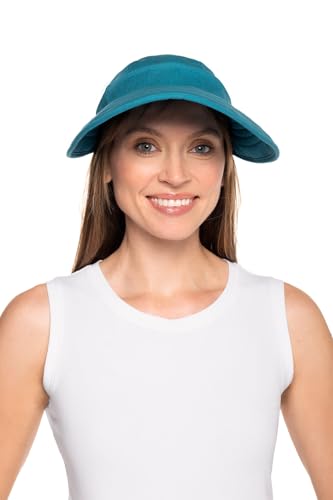 Women's Zip-Off Visor - UPF 50+ Sun Protection - Bel Aire - color: Tahitian Teal